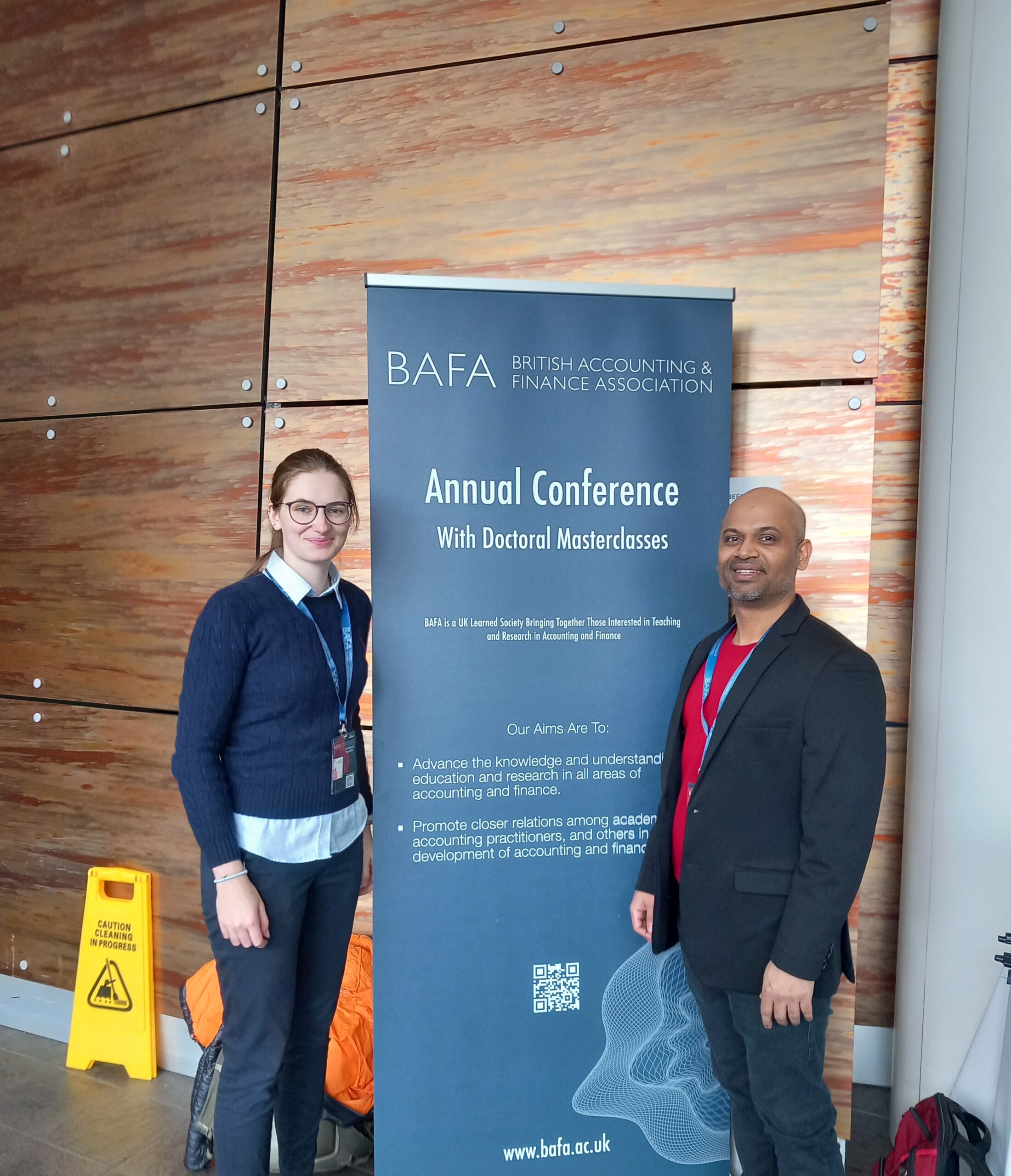 Sarah Wallner beim Networking auf der BAFA Birmingham 2026